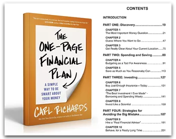 Planul financiar de o pagina, de Carl Richards – rezumat