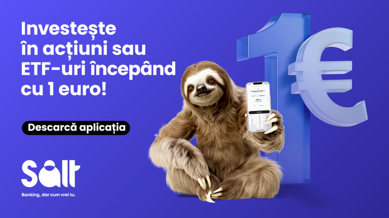Investitii la bursa si in fonduri mutuale prin aplicatia Salt Bank