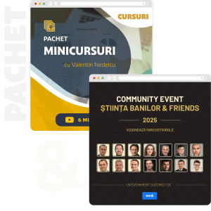 Pachet Minicursuri + Conferinta StiintaBanilor 2025